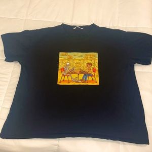 Romwe XL tee shirt (black color)